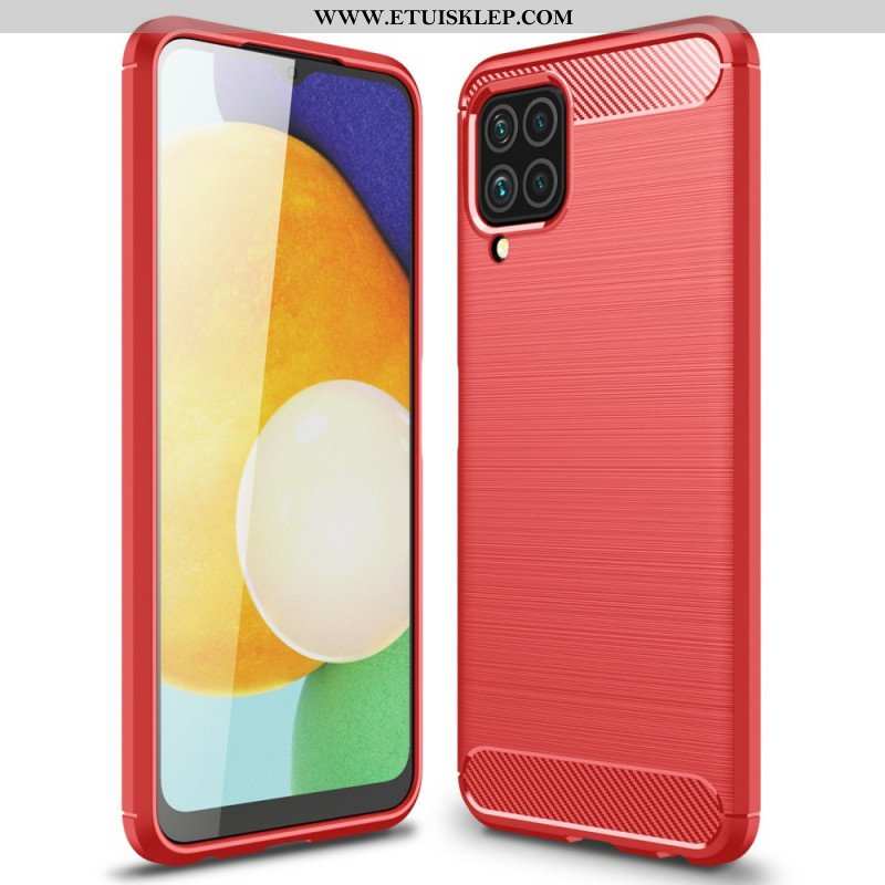 Etui do Samsung Galaxy M32 Szczotkowane Włókno Węglowe